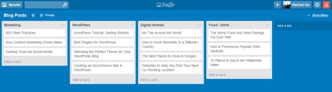 Trello | Remote Work Tools Checklist