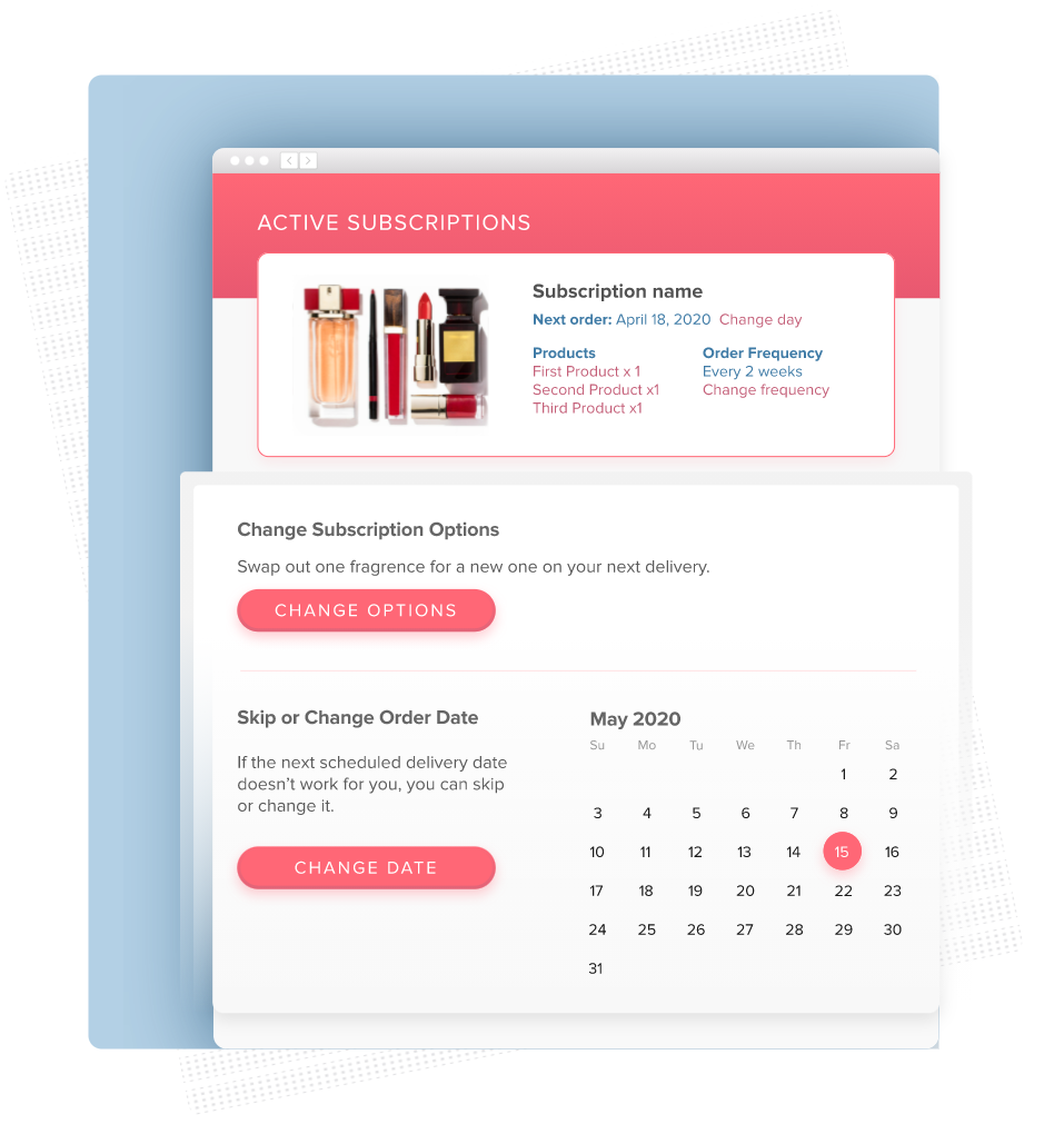 Subscription UI from Bold Commerce